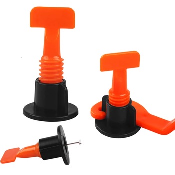 Set 100 tije refolosibile profesionale, din otel, corp galvanizat din ABS, cu adaptor cruciulita pentru rost de 2.0 mm, gama CONFORT METAL PLUS, sistem nivelare gresie si faianta Set 100 tije refolosibile profesionale, din otel, corp galvanizat din ABS, cu adaptor cruciulita pentru rost de 2.0 mm, gama CONFORT METAL PLUS, sistem nivelare gresie si faianta