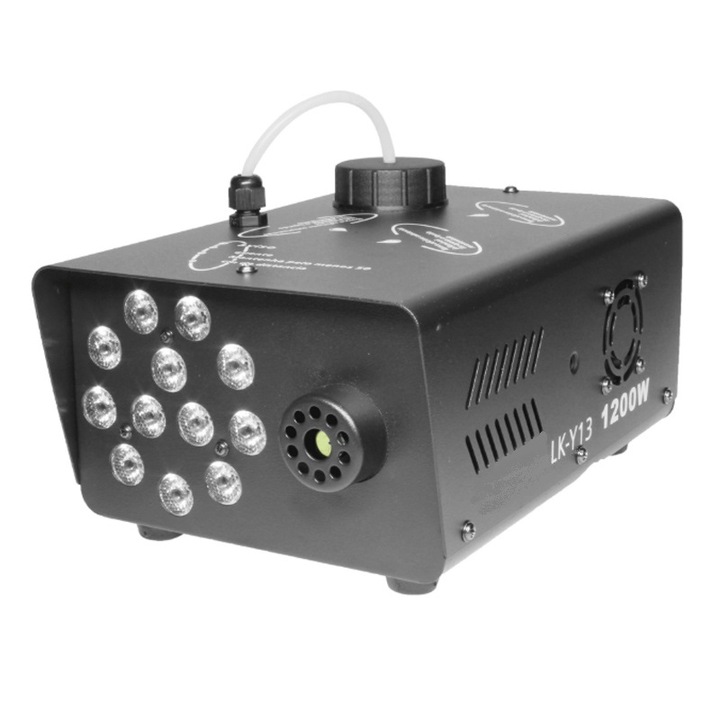 Füstgép 12 RGB Power LED-del, 1200 W, Sdx Market®