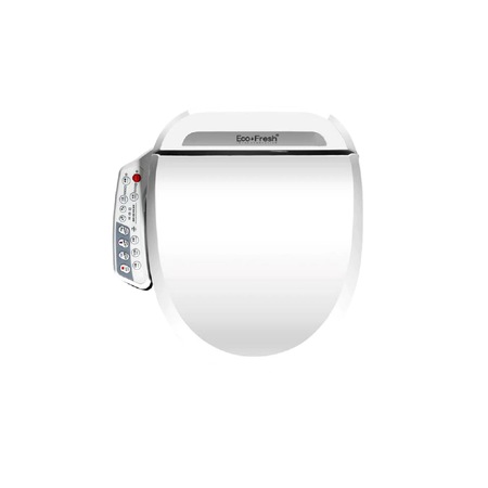 Capac WC Inteligent EcoFresh , Functie Bideu, Masaj, Incalzire Colac, lumina, Female Wash, auto inchidere, Control Lateral, 510 mm Lungime
