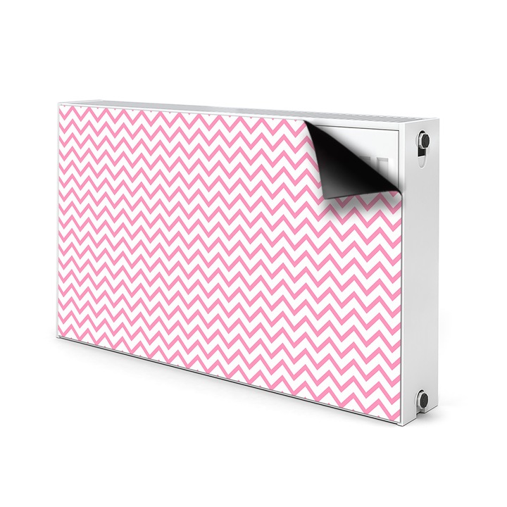 Magnet incalzitor, Pink zigzags, roz, 100x60