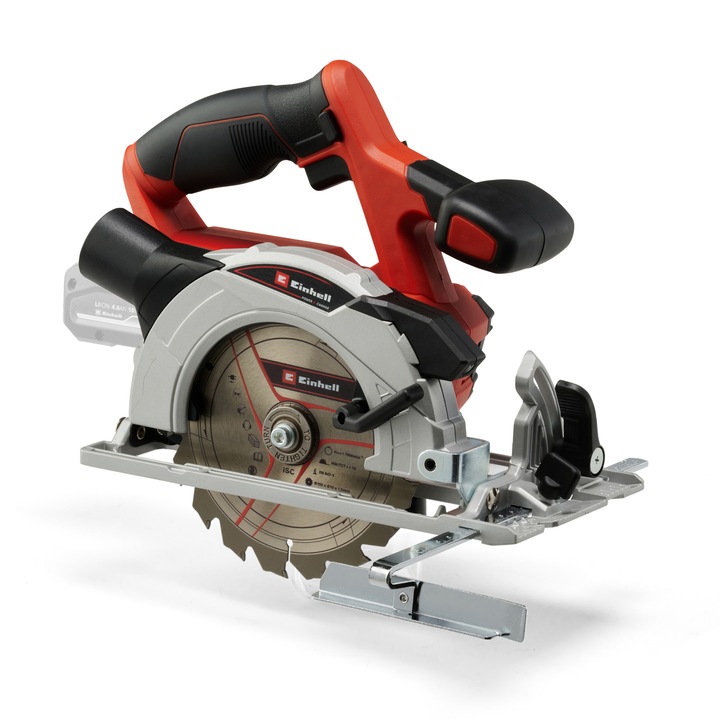 Акумулаторен циркуляр Einhell PXC TE-CS 18/15 Li-Solo, 4200 об/мин, Диск 150 х 10 мм, Дълбочина на рязане 48 мм, Без батерия и зарядно в комплекта