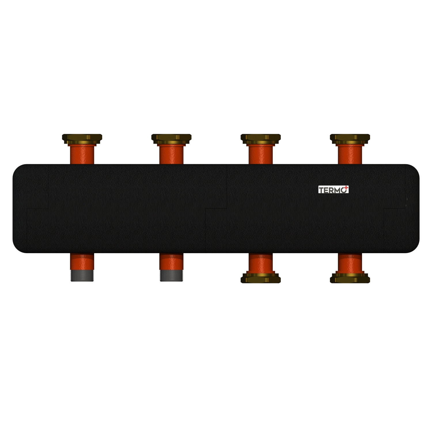 Distribuitor pentru grupuri de pompare 3 circuite suprapuse termo+