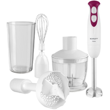 Blender de mana SC-HB42M41, Alb, 750 W, 2 viteze , Turbo, 0.6 l Blender de mana SC-HB42M41, Alb, 750 W, 2 viteze , Turbo, 0.6 l