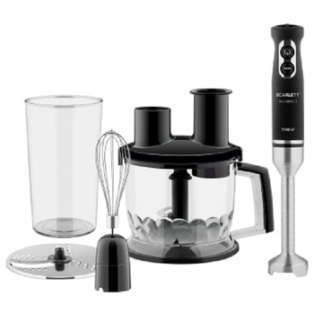 Blender de mana SC-HB42K08, Negru, 1100 W, 8 viteze, Turbo, 1.7 l Blender de mana SC-HB42K08, Negru, 1100 W, 8 viteze, Turbo, 1.7 l