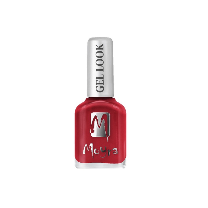 Lac de unghii Moyra Gel Look 12ml 906 Rosu