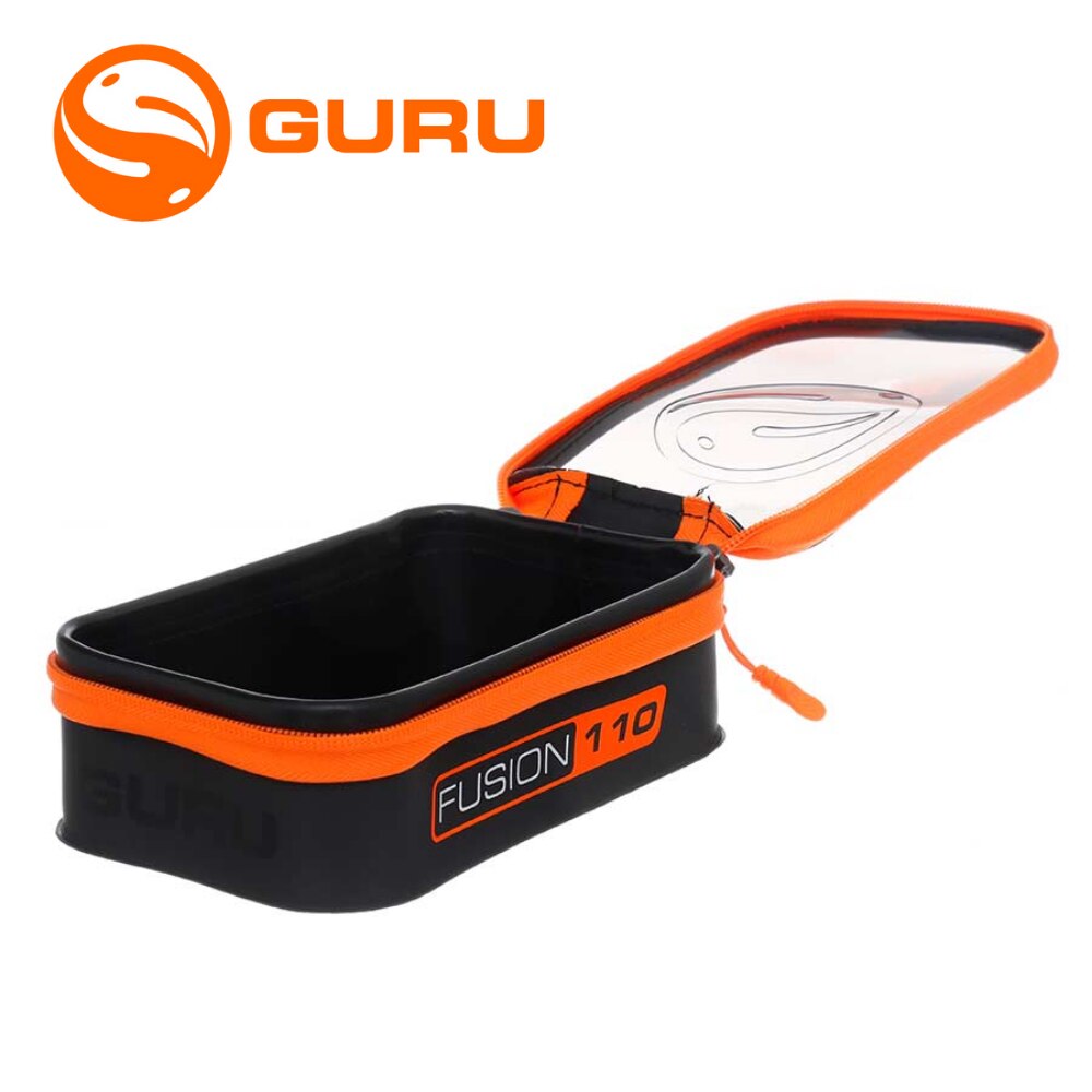 Geanta pescuit, negru-portocaliu, GURU Fusion 110