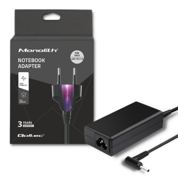 Incarcator pentru Asus Qoltec, 40 W, 19 V, 2.1 A, 2.5 x 0.7 mm Incarcator pentru Asus Qoltec, 40 W, 19 V, 2.1 A, 2.5 x 0.7 mm