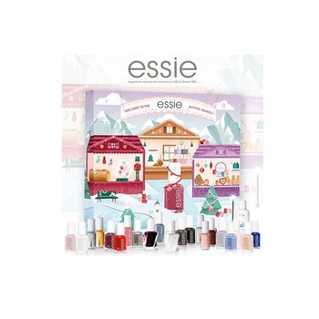 Set produse pentru manichiura/pedichiura Essie Calendar de Craciun, professionale, mini acetona ,14 oje in format mini , 9 oje 13,5 ml Set produse pentru manichiura/pedichiura Essie Calendar de Craciun, professionale, mini acetona ,14 oje in format mini , 9 oje 13,5 ml