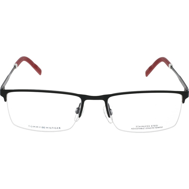 Tommy Hilfiger Мъжки рамки за очила TH1830 003, черни, 56 mm