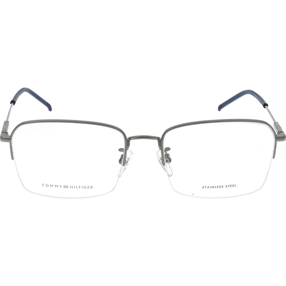 Rame ochelari de vedere pentru barbati Tommy Hilfiger TH1854/F 010, Argintiu, 55 mm