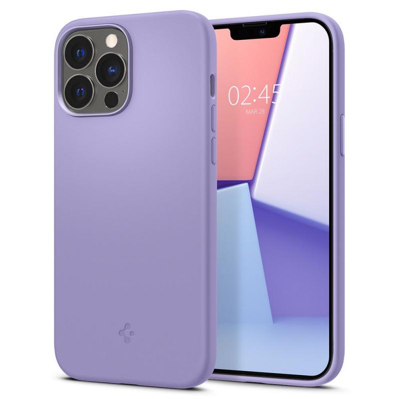 Carcasa Spigen Silicone Fit compatibila cu iPhone 13 Pro Max Purple