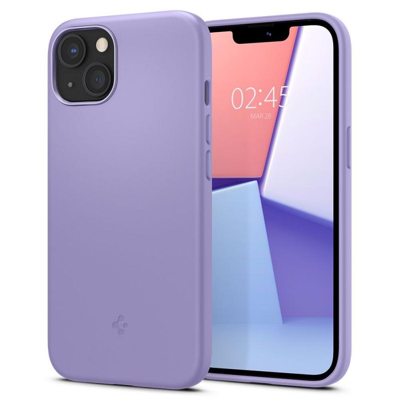 Carcasa Spigen Silicone Fit compatibila cu iPhone 13 Purple