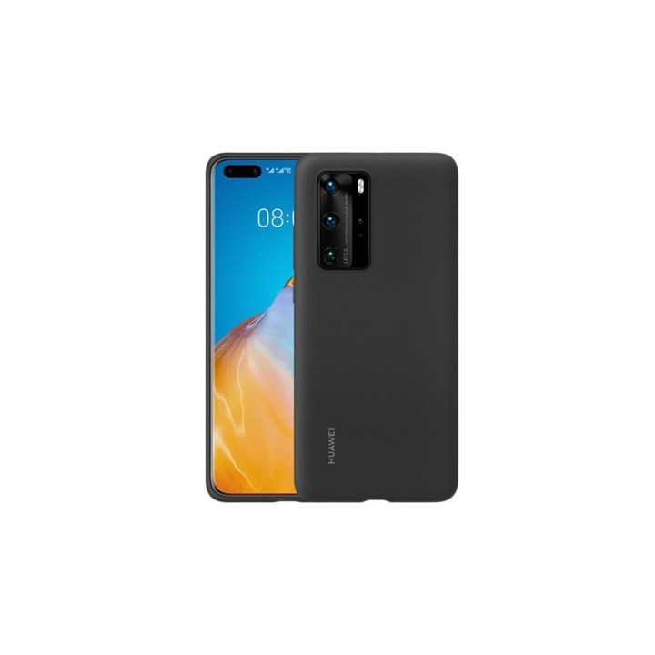 Huawei Telefontok, Huawei P40 Pro készülékhez, szilikon, fekete