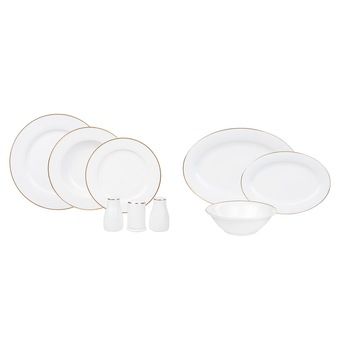 Set vesela pentru 12 persoane Lexi Gold, Karaca, Portelan/Aur, 56 piese Set vesela pentru 12 persoane Lexi Gold, Karaca, Portelan/Aur, 56 piese