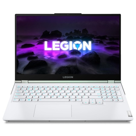Лаптоп Lenovo Legion 5 15ACH6H с AMD Ryzen 5 5600H(3.3-4.2 GHz, 16M), 64 GB, 1TB M.2 NVMe SSD, NVIDIA RTX 3060 6GB, Windows 10 Home 64-bit, Бял / Сив
