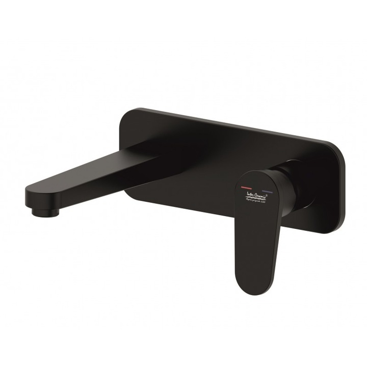 Смесител Inter Ceramic НЕРО, за вграждане, керамичен механизъм, с Easy Box, черен мат