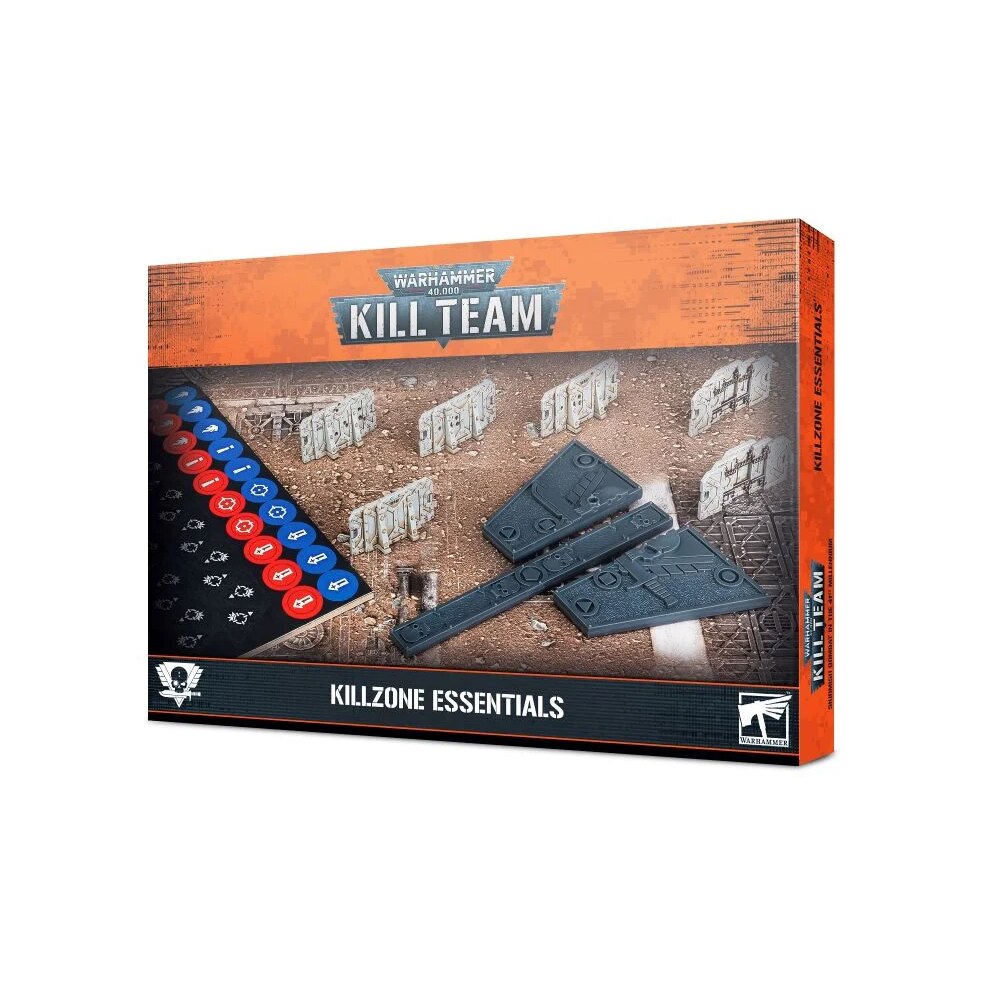 Pachet Teren Miniaturi Warhammer 40k, Games Workshop, Kill Team Killzone Essentials, 9 componente