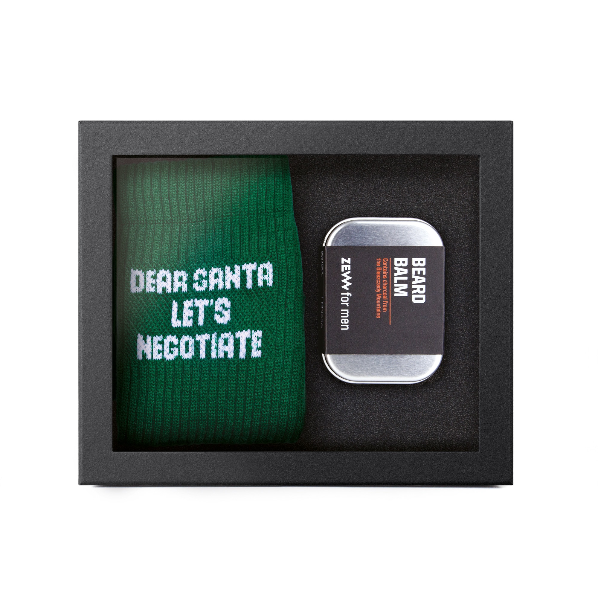 Set cadou ZEW for men: Balsam pentru barba ,80 ml + sosete lungi