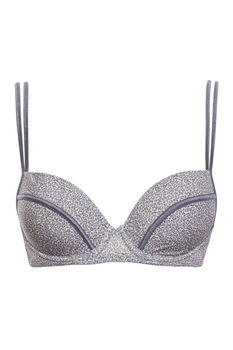 Sutien cu sustinere si burete subtire, din micrifibra , model Animal print Intimamoda Animalier7042, Gri , 75C, Gri Sutien cu sustinere si burete subtire, din micrifibra , model Animal print Intimamoda Animalier7042, Gri , 75C, Gri