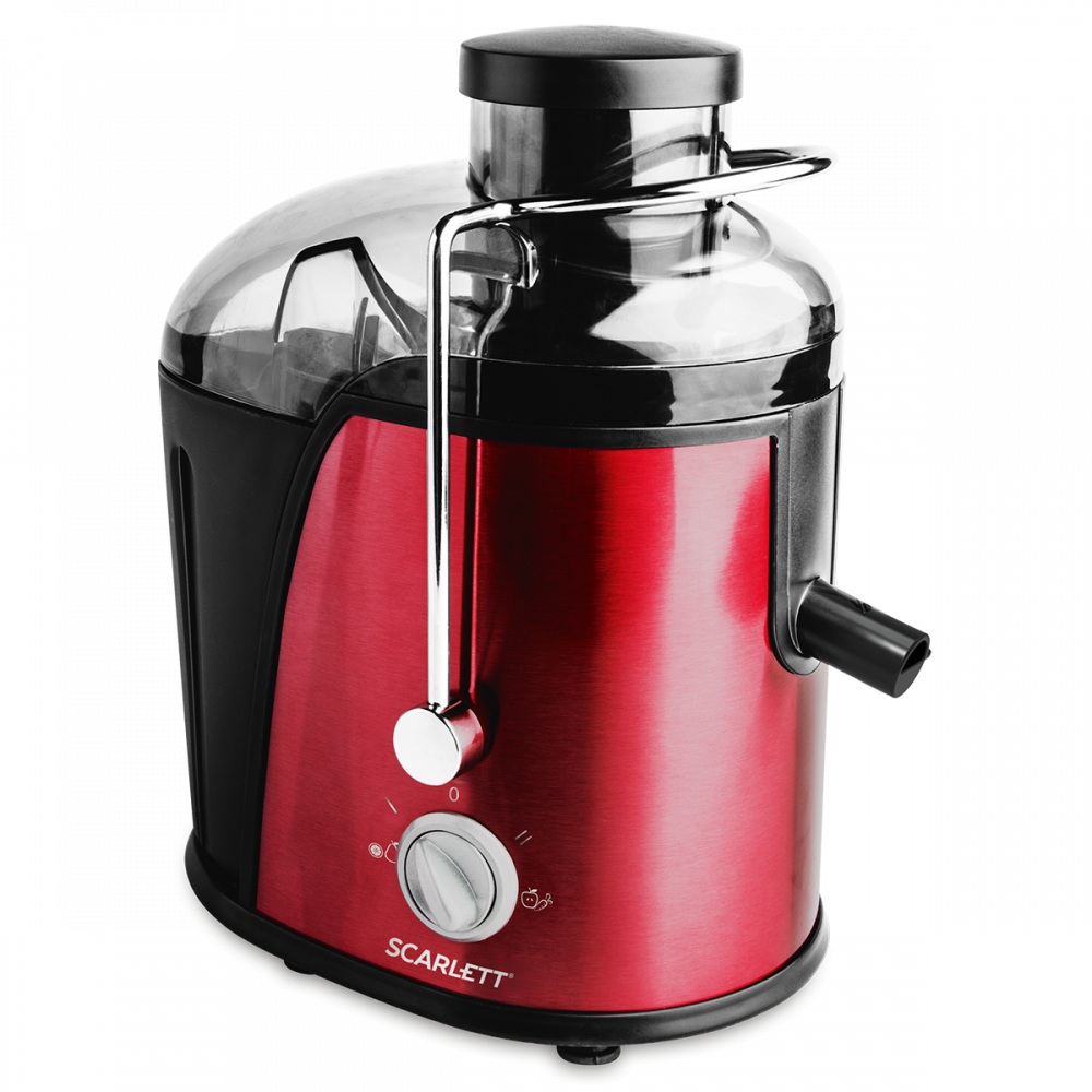 Storcator fructe, legume SC-JE50S15, 850 W, Rosu-negru, 2 viteze, 0.35 l