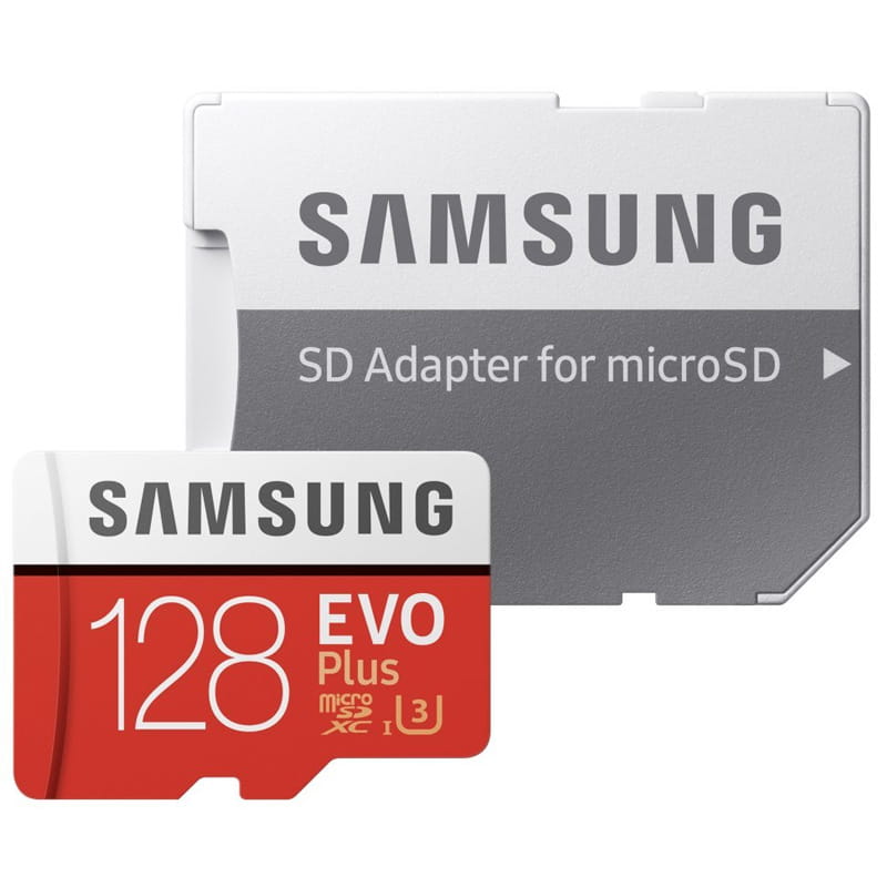 Card de memorie Samsung microSDXC Evo Plus, 128 GB, Clasa 10 + Adaptor Micro SD