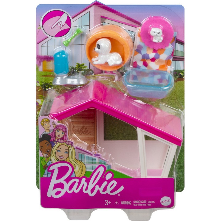 Set de joaca Barbie - Casuta catelusilor