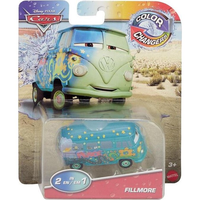 Masinuta Disney Cars - Color Changers, Fillmore, 1:55