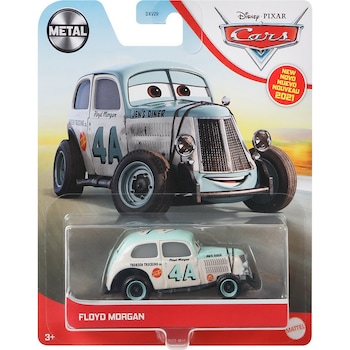 Masinuta diecast Disney Cars 3 - Floyd Morgan, 1:55 Masinuta diecast Disney Cars 3 - Floyd Morgan, 1:55