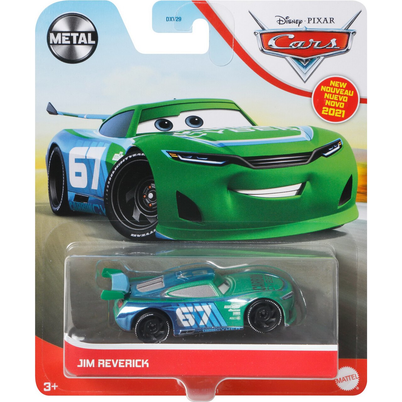 Masinuta diecast Disney Cars 3 - Jim Raverick, 1:55