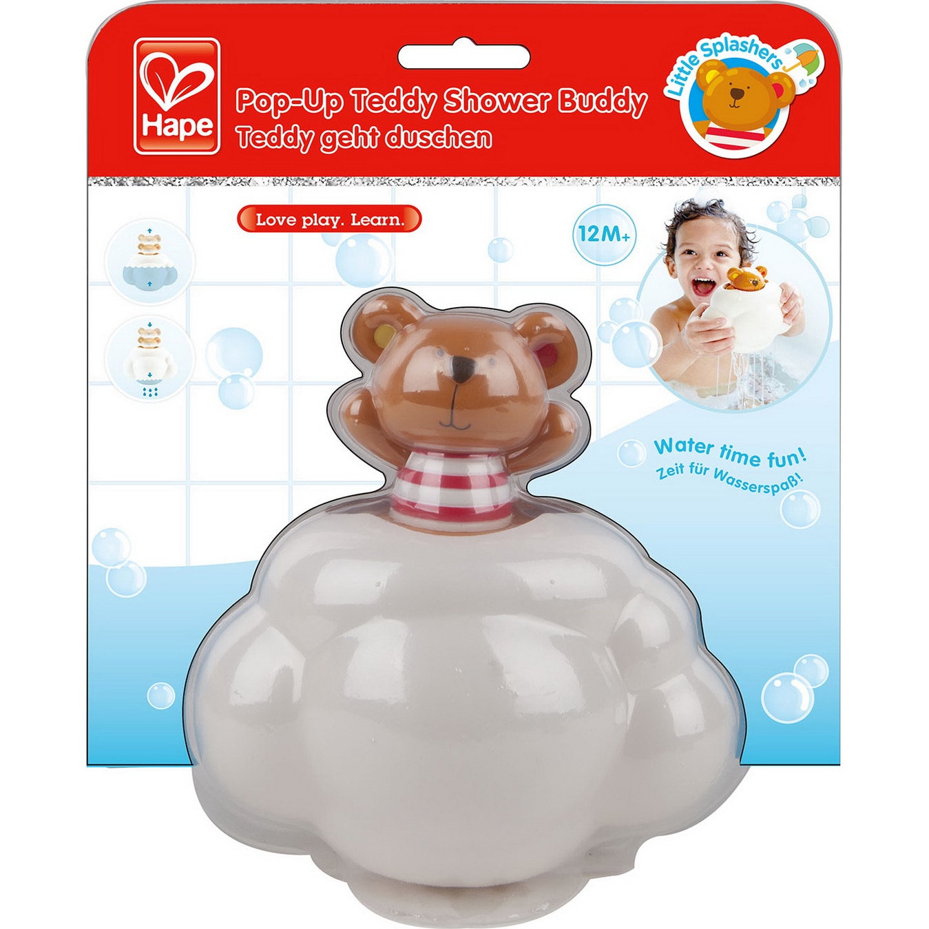 Jucarie de baie Hape - Teddy prietenul de dus