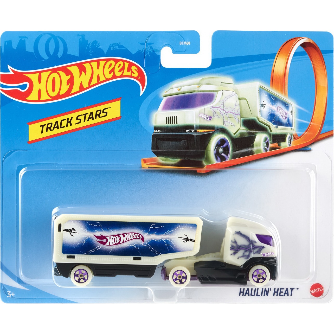 Camion Hot Wheels - Haulin' Heat, alb