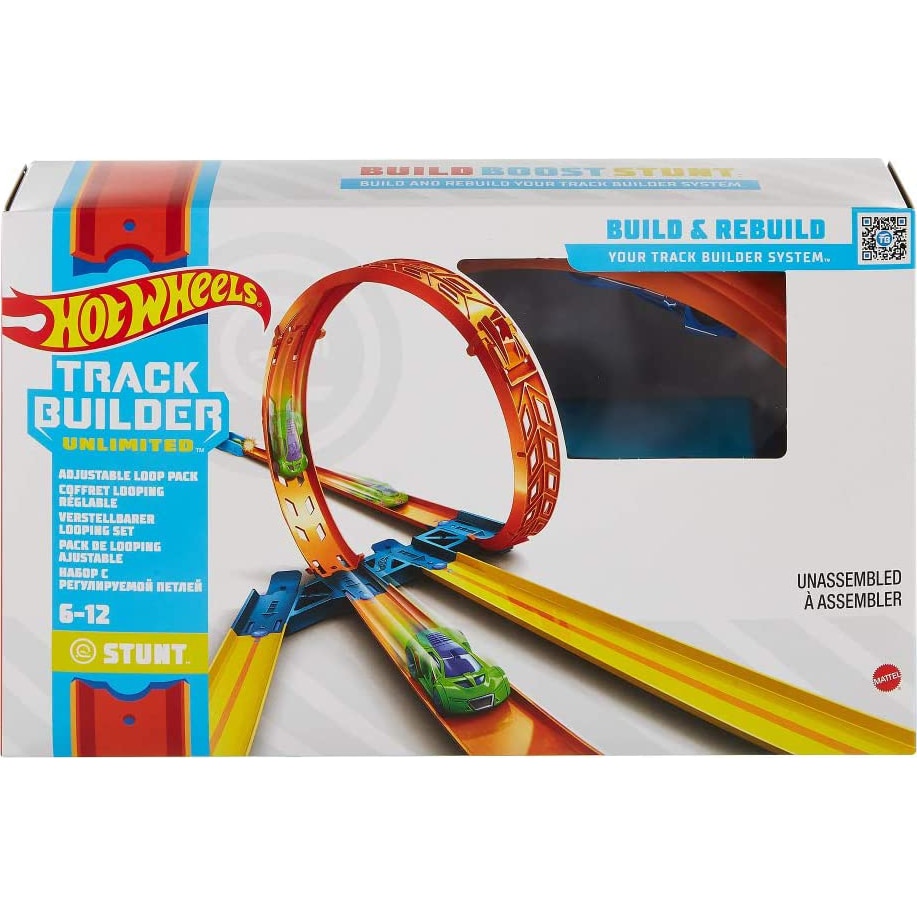 Set de joaca Hot Wheels - Track Builder, Pista bucla reglabila
