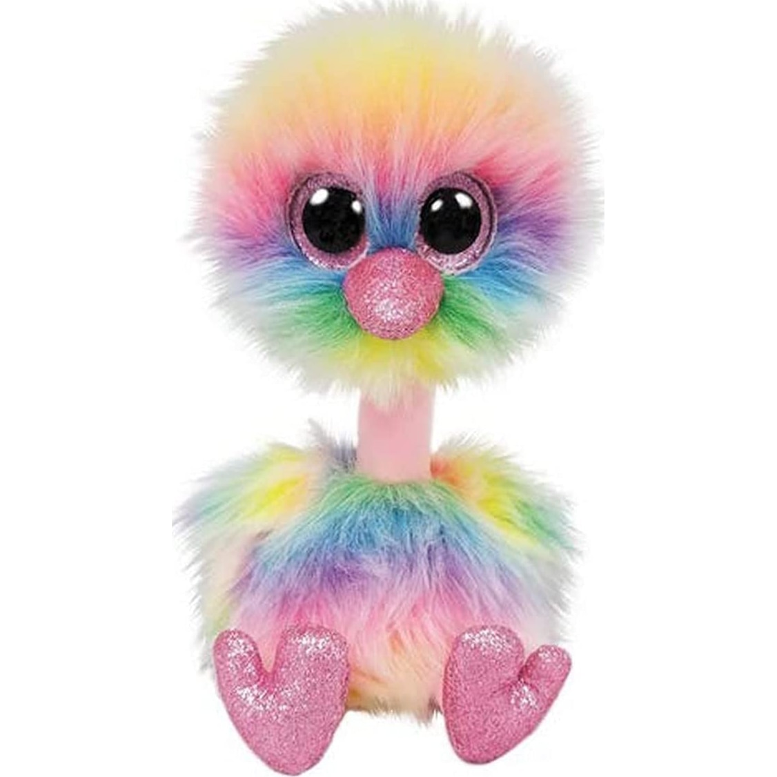 Jucarie de plus TY - Beanie Boos, Strut Pastel, 15 cm