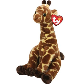 Jucarie de plus TY - Beanie Boos, Girafa, 15 cm Jucarie de plus TY - Beanie Boos, Girafa, 15 cm