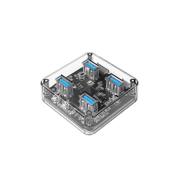 Hub Orico MH4U-U3-10 4 Port-uri USB 3.0 Transparent Hub Orico MH4U-U3-10 4 Port-uri USB 3.0 Transparent