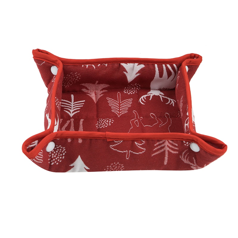 Servet termic cu nasturi, Cerbi si brazi, LV06PA, 31 x 31 cm