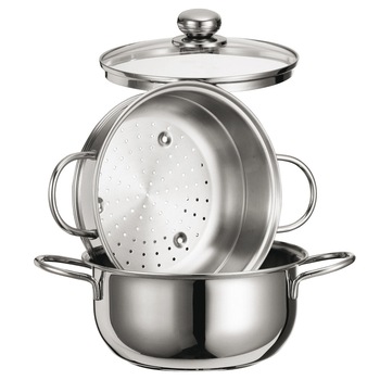 Set vase pentru aburi Star, Inoxriv, 20 cm Set vase pentru aburi Star, Inoxriv, 20 cm