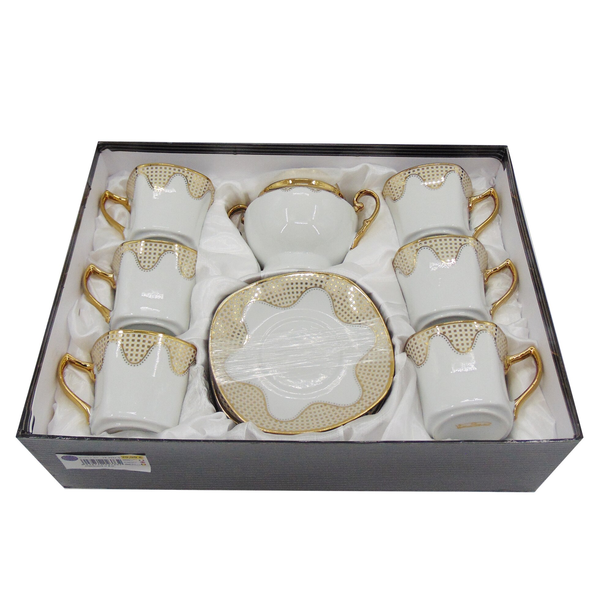 Set cesti cu zaharnita 14 piese, Vittorio Sabatini, VS-8004G,120ml