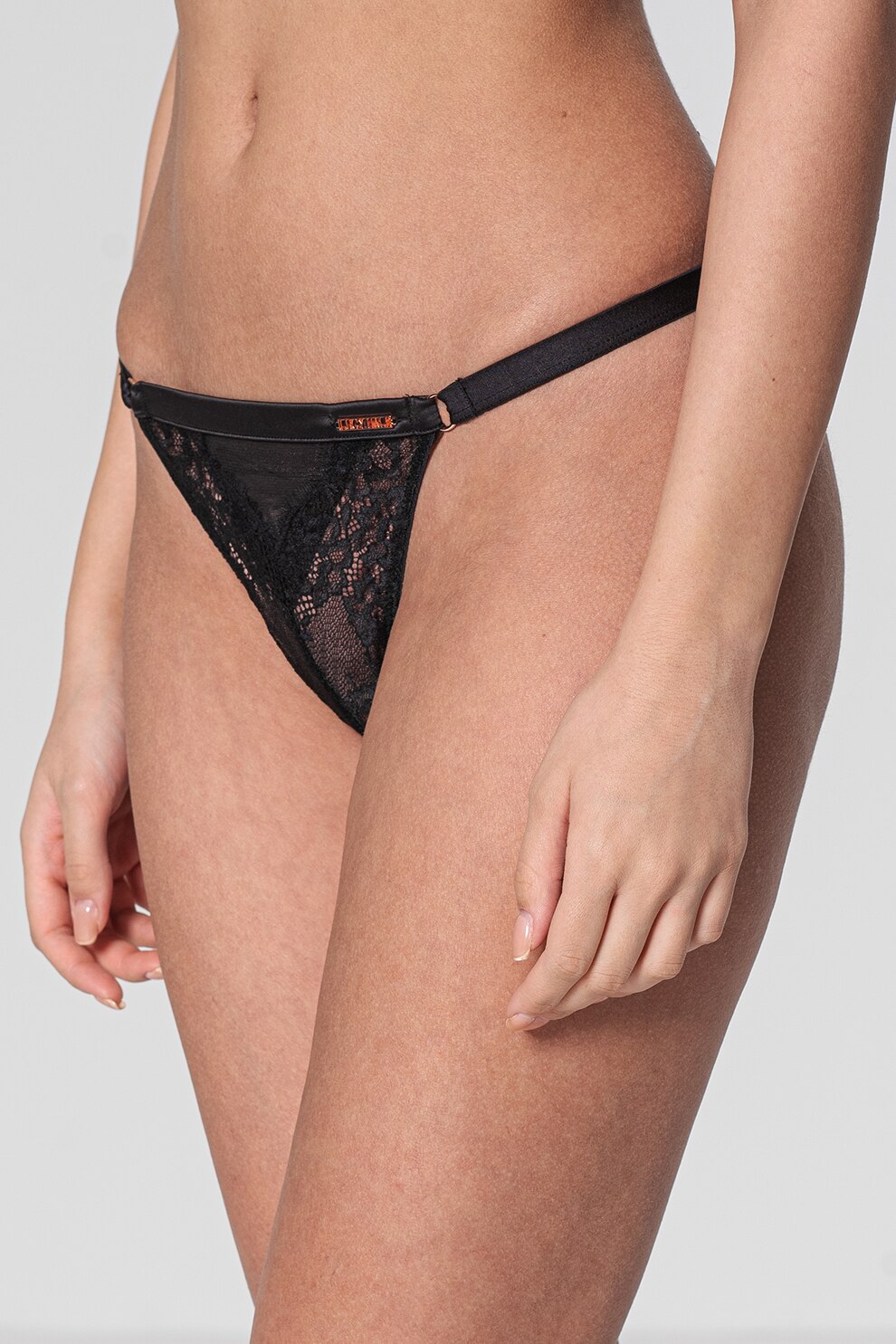 Hunkemoller, Chiloti brazilieni de dantela Kristin, Negru
