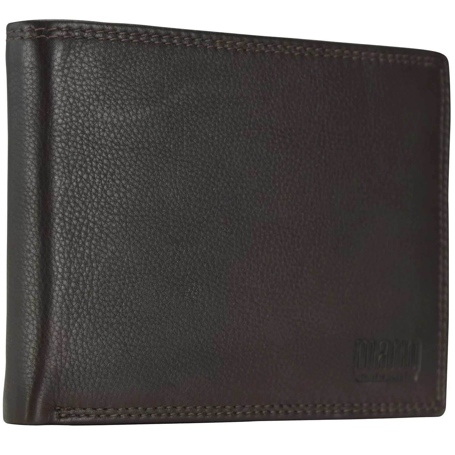 Portofel barbati din piele naturala, Mano, model M19015, Maro inchis