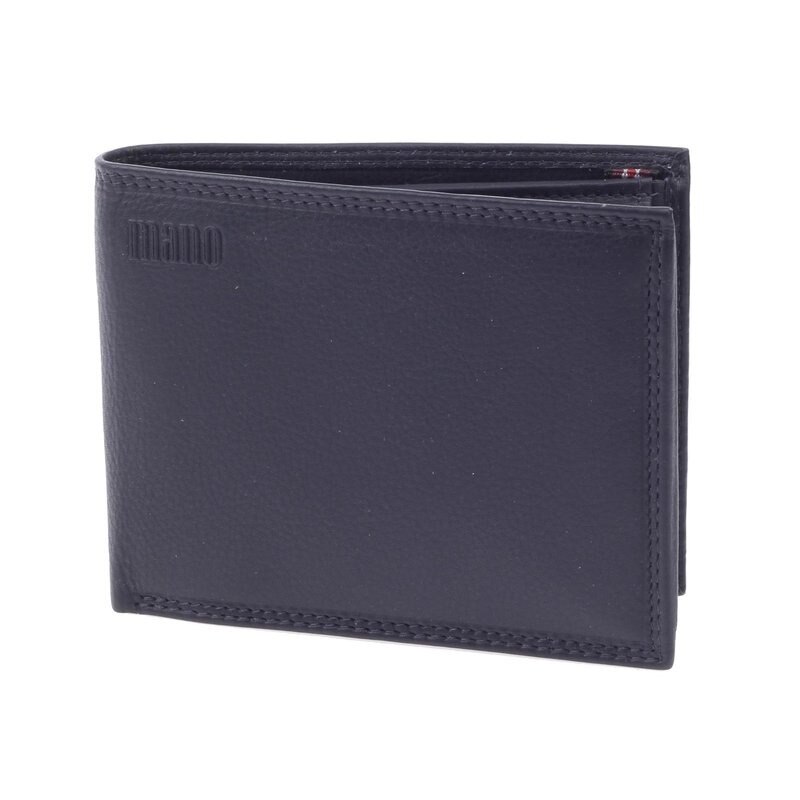 Portofel barbati din piele naturala, Mano, model M19851, Bleumarin