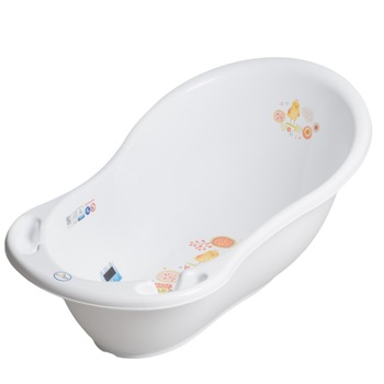 Cadita cu termometru 102 cm Tega Baby Folk FL-005-103, Alb Cadita cu termometru 102 cm Tega Baby Folk FL-005-103, Alb