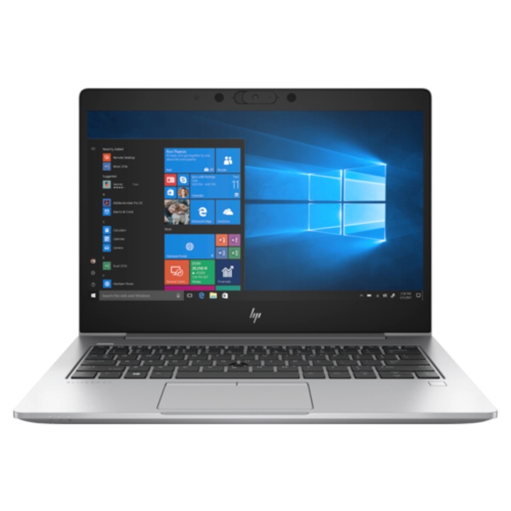 Laptop HP EliteBook 830 G8 cu procesor Intel Core i5-1135G7, 13.3", Full HD, 8GB, 512GB SSD, Intel Iris X Graphics, Windows 10 Pro, Silver