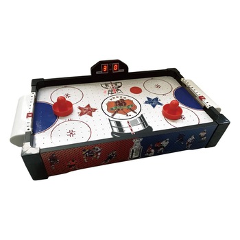 Masa de air hockey cu scor electronic, 2 pioni si 2 discuri de hochei, 58x31x12.9 cm Masa de air hockey cu scor electronic, 2 pioni si 2 discuri de hochei, 58x31x12.9 cm