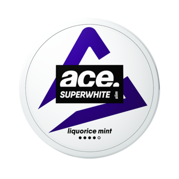 Snus Ace Liquorice Mint 16 mg Snus Ace Liquorice Mint 16 mg