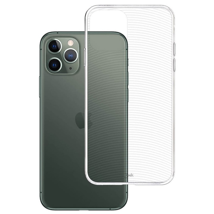 Калъф 3MK Armor, За iPhone 11 Pro, TPU, Прозрачен