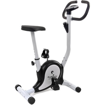 Bicicleta de Antrenament, Mecanica, Gym&Fitness, SmartVIBE™, Display cu Afisaj Monitorizare, Inaltime Reglabila, Manere acoperite cu Neopren, Structura Solida, Reglare Rezistenta, Pedale Anti-Alunecare, Negru/Alb Bicicleta de Antrenament, Mecanica, Gym&Fitness, SmartVIBE™, Display cu Afisaj Monitorizare, Inaltime Reglabila, Manere acoperite cu Neopren, Structura Solida, Reglare Rezistenta, Pedale Anti-Alunecare, Negru/Alb
