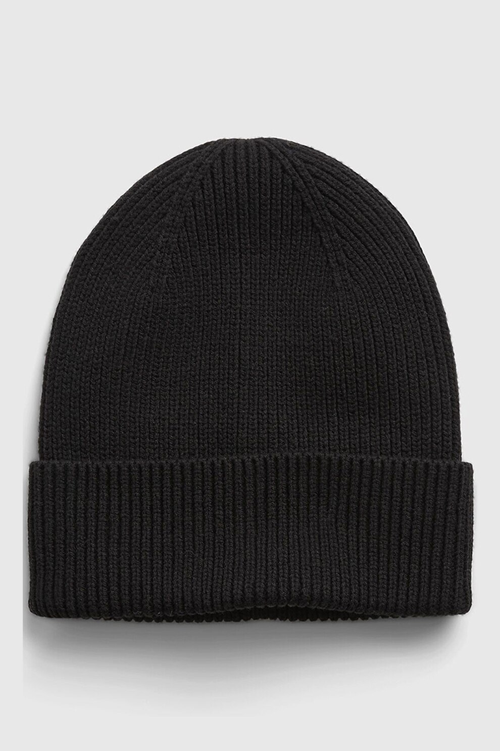 GAP, Caciula elastica tricotata din amestec de bumbac organic, Negru