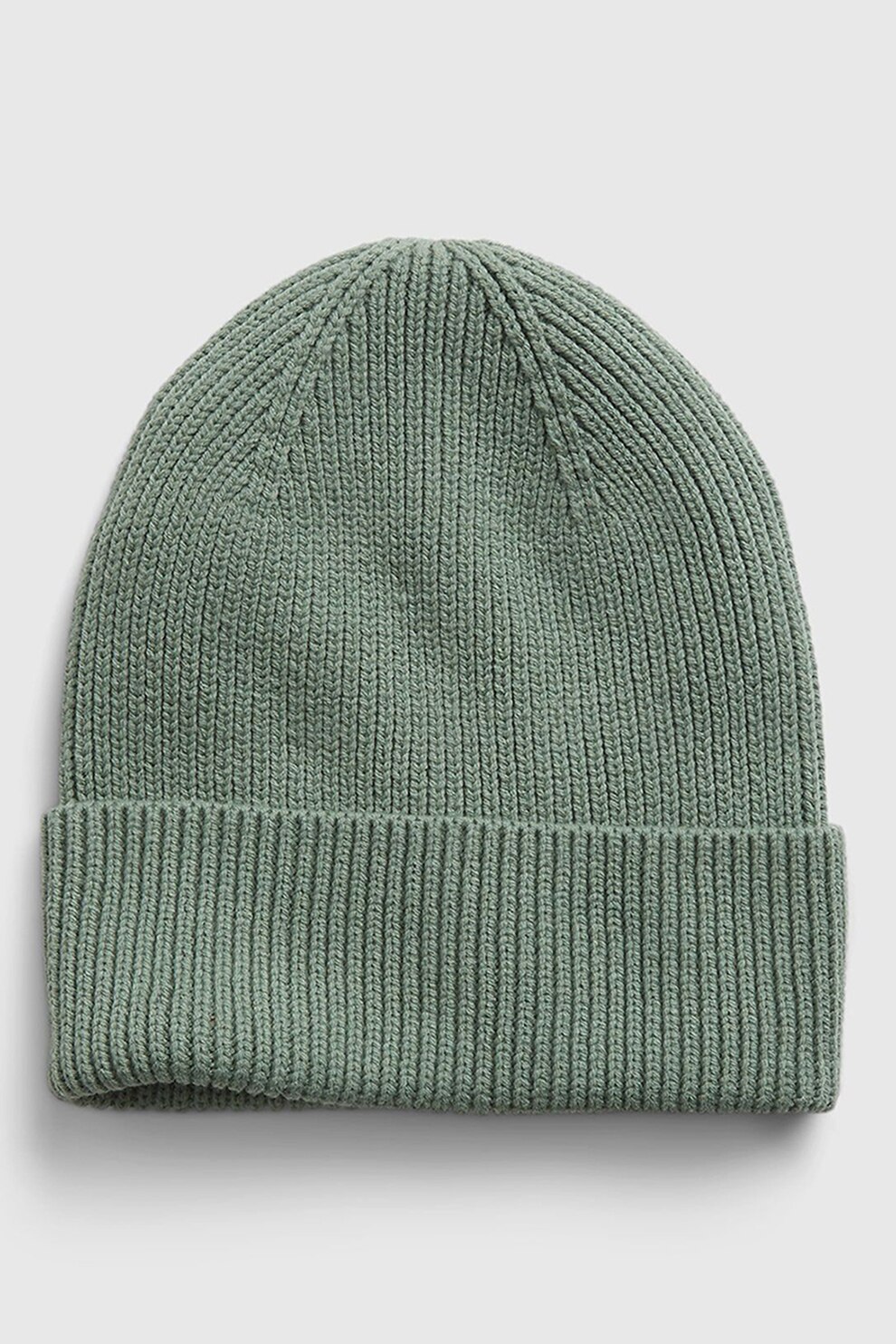 GAP, Caciula elastica tricotata din amestec de bumbac organic, Verde sparanghel