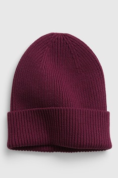 GAP, Caciula elastica din amestec de bumbac organic, Violet tyrian GAP, Caciula elastica din amestec de bumbac organic, Violet tyrian